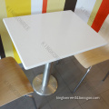 Customized Acrylic Solid Surface Table for Cafe (10 Years Warranty)